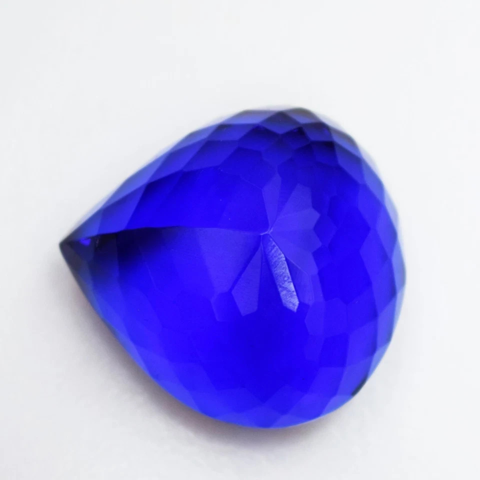 291.10 Carat Flawless Dark Blue Tanzanite Pear Cut Certified Loose Gemstone