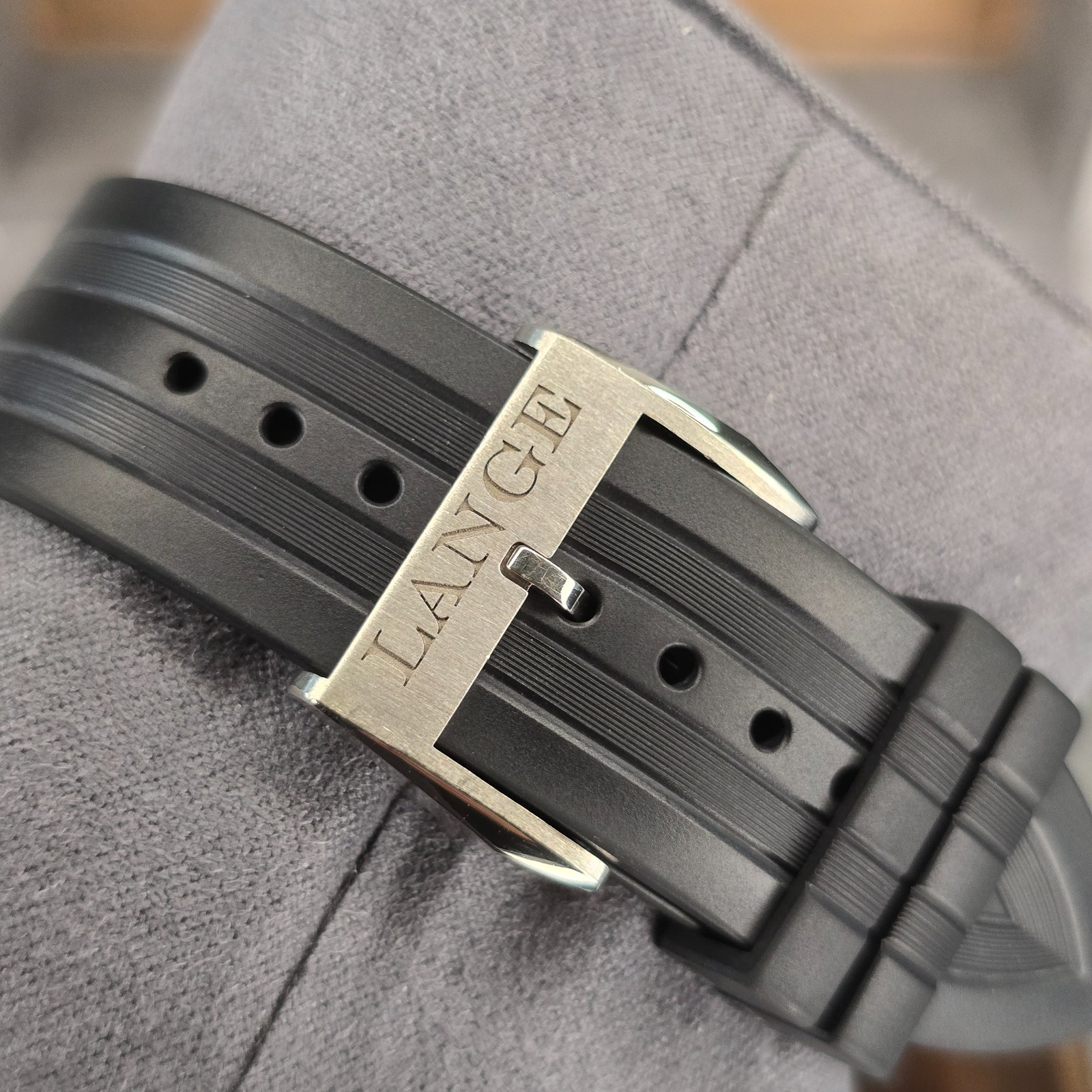A. LANGE & SOHNE ODYSSEUS 40.5MM 363.068 18K WHITE GOLD GREY DIAL B&P