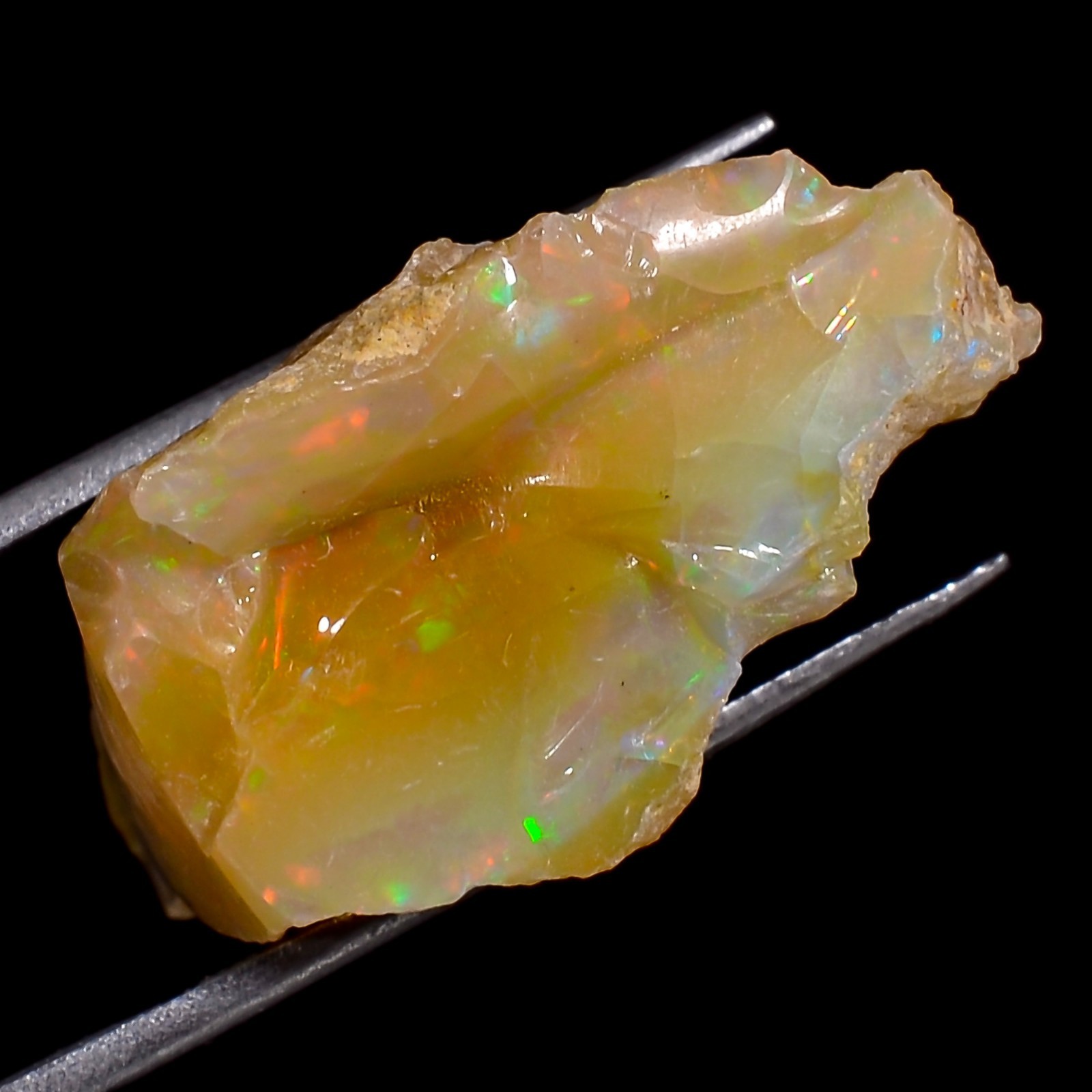 17.95 Ct Genuine Ethiopian Opal Rough Specimen Uncut Opal Rough 12x27x13mm TP616