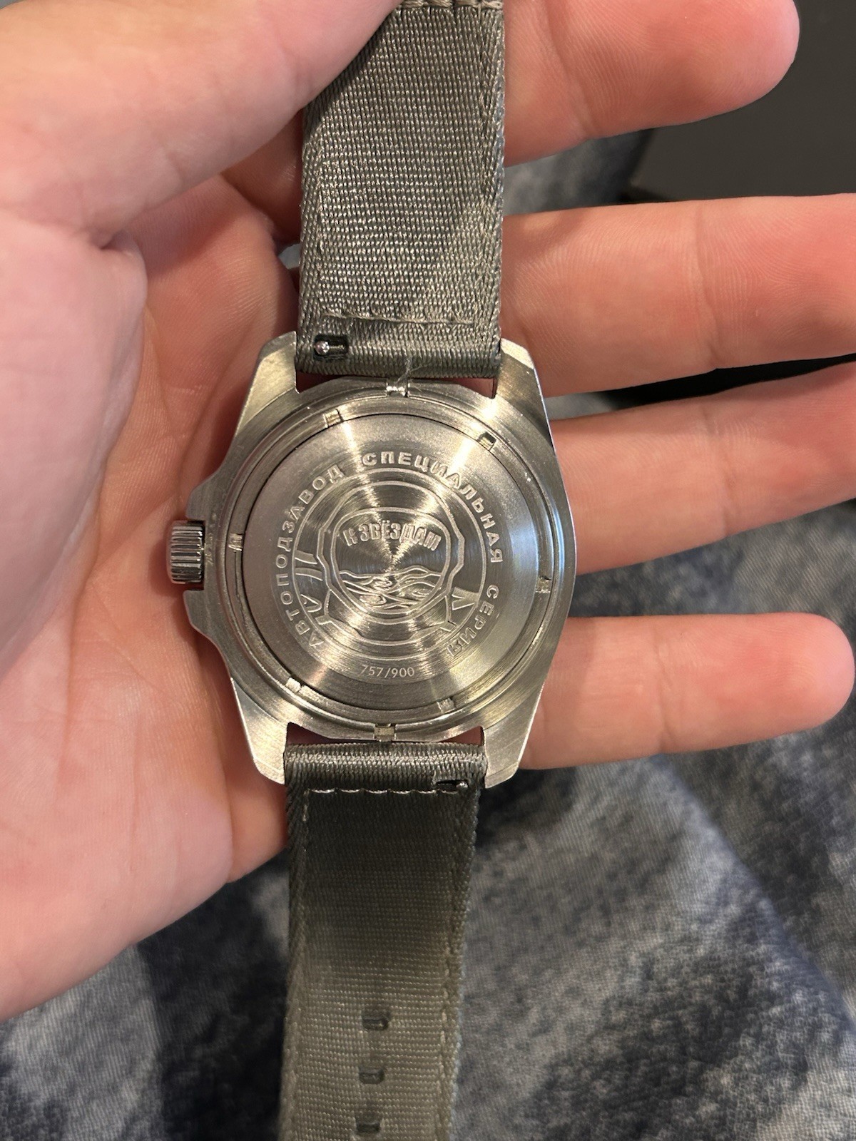 Vostok Amphibia Luna Dude Cosmodiver 24h Watch 2431.12 14039B Limited 757/900