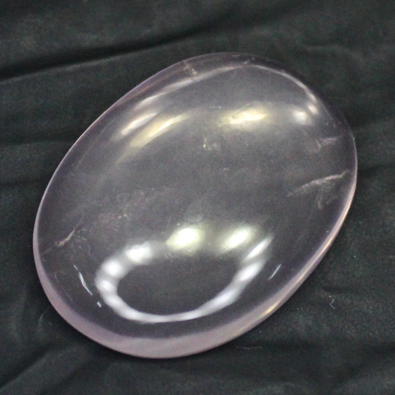 Natural Pink Rose Quartz Cabochon In Oval Shape 28.00 Carats 27x20x6 mm Size