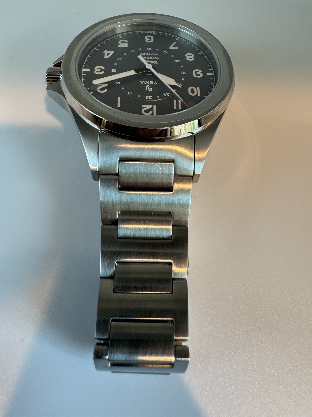 YEMA Flygraf Pilot M2 Grey Dial, 39 MM, with Box and pappers