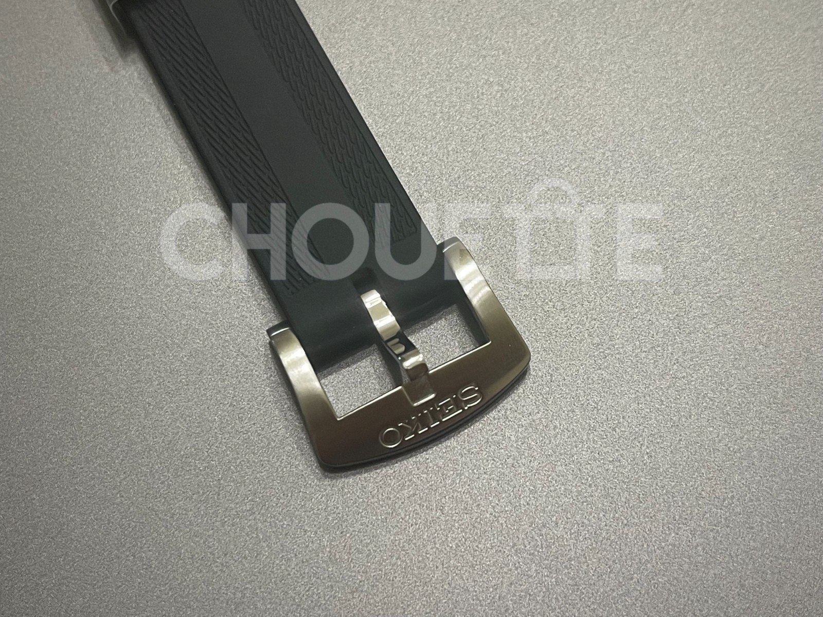 Seiko R03E011J0 SPB143 SPB153 SPB265 SBDC111 20mm Black Silicone Rubber Strap