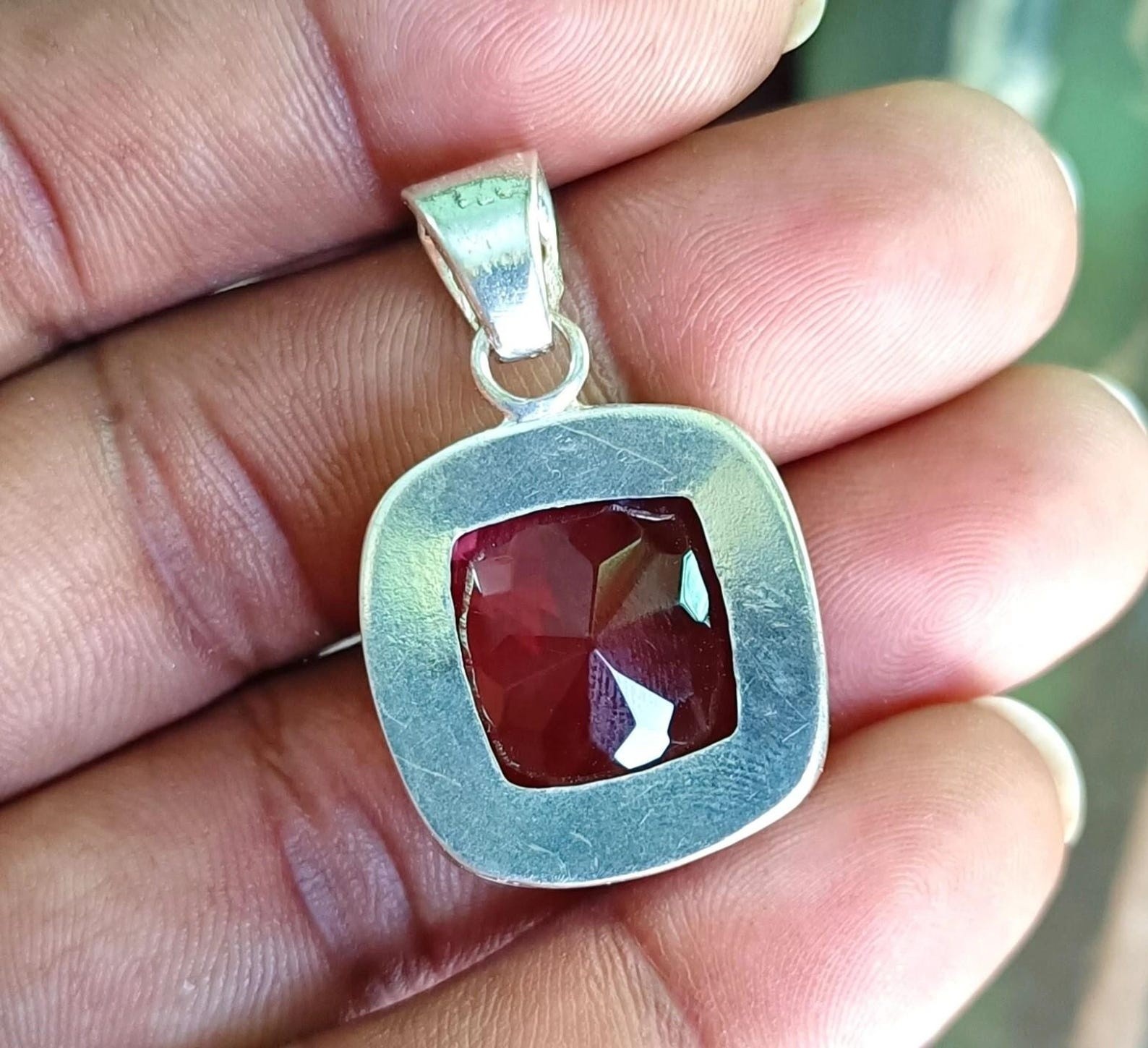 58.85 Ct Zultanite Color Changing Gemstone Cushion Cut Sterling Silver Jewelry