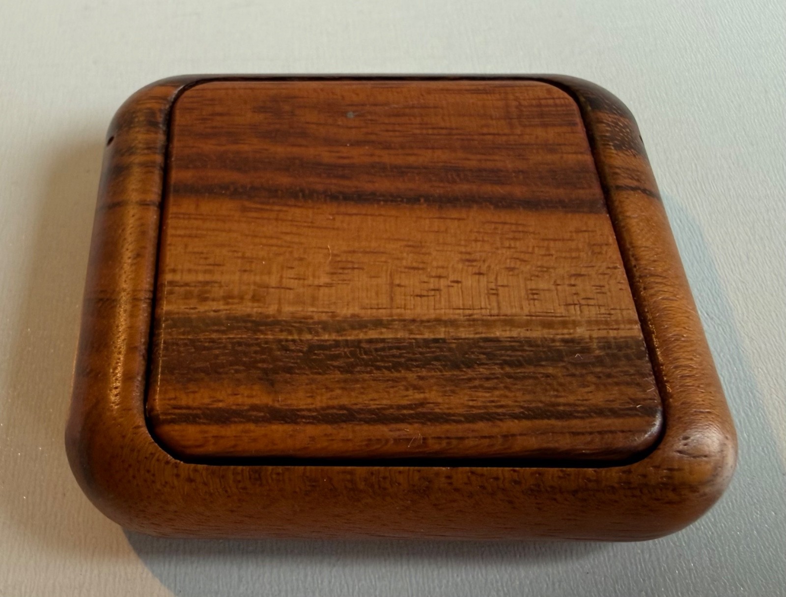 Vintage Pau Ferro Wooden Poptop Pocketwatch by Stephen Long & Kate Christoon