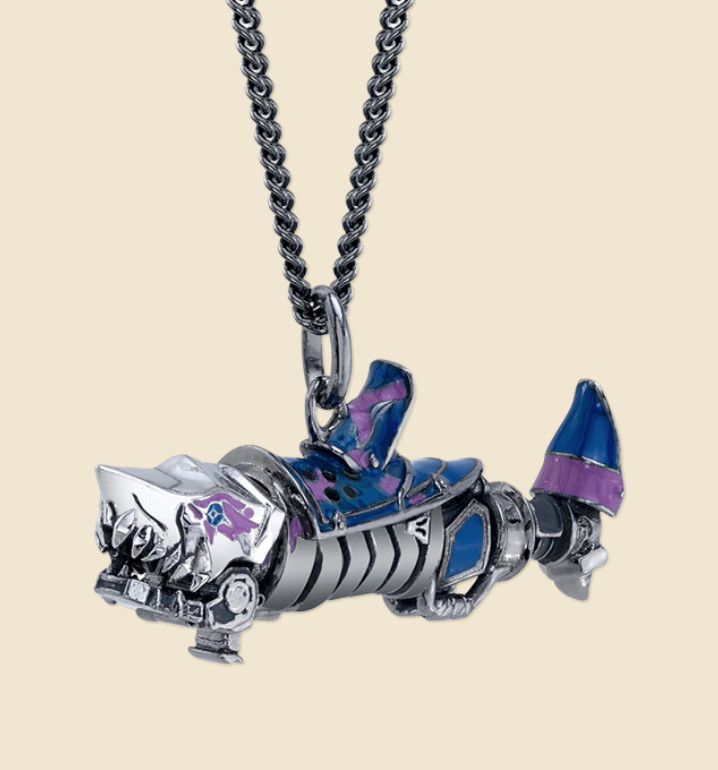 Arcane Jinx Fishbones Necklace Riot Store Official League of Legends Pendant