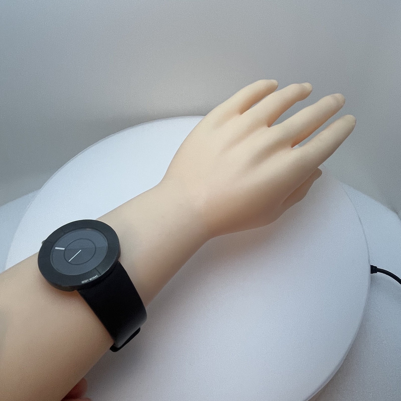 Seiko Issey Miyake TOKUJIN YOSHIOKA Qz Watch Japan Minimalist Black Leather#623B