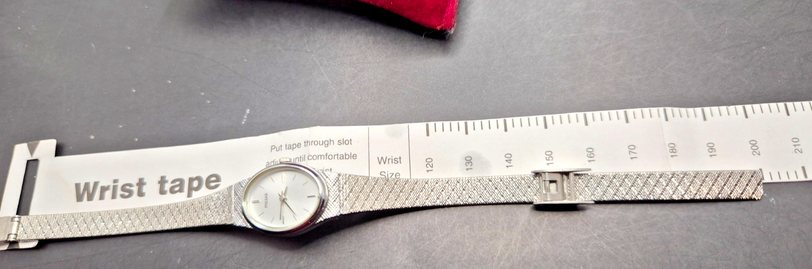 Rare Vintage PULSAR Ladies Dainty Silver Tone Dress Watch-VGC/Working