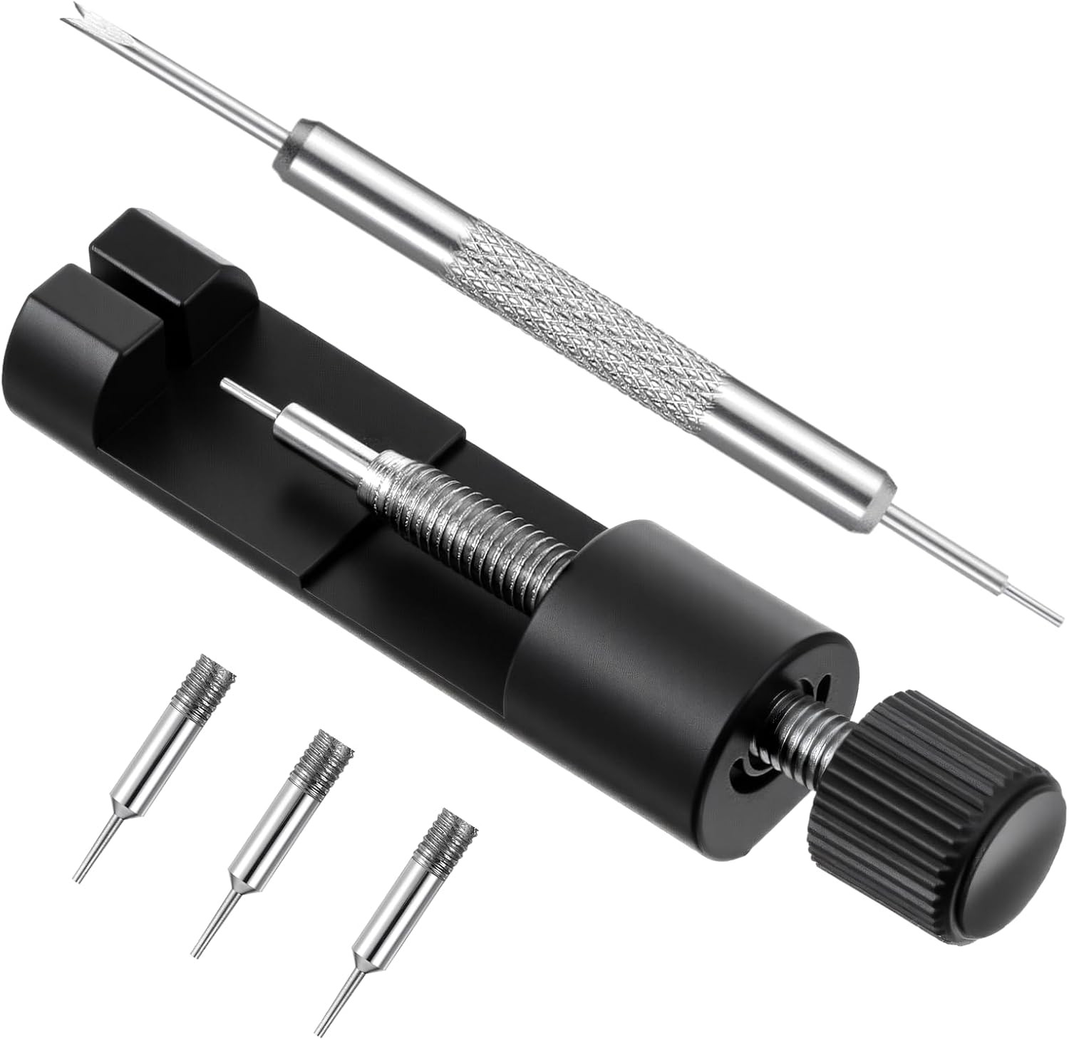 Watch Link Removal Kit Pin Remover Tool for Resizing Bands with Extra Pins