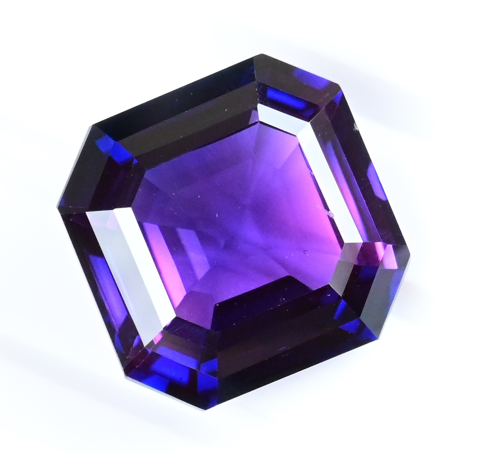 32.05 Ct Natural Purple Blue Montana Sapphire Flawless Certified Loose Gemstone