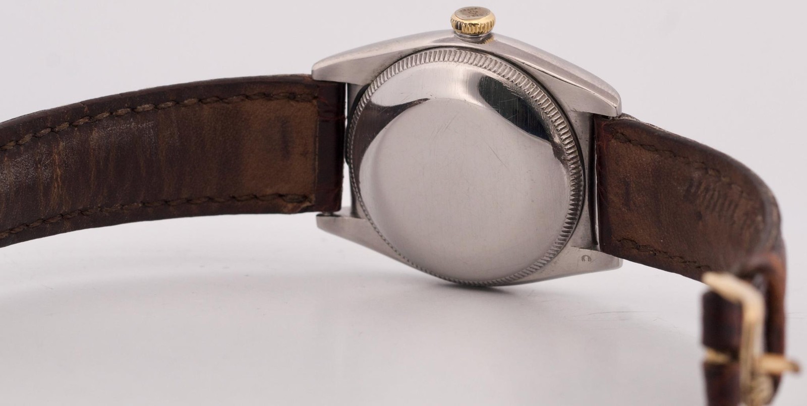 1958 Vintage Rolex Oyster Perpetual BUBBLEBACK 3372 ORIGINAL Gold 32mm Watch