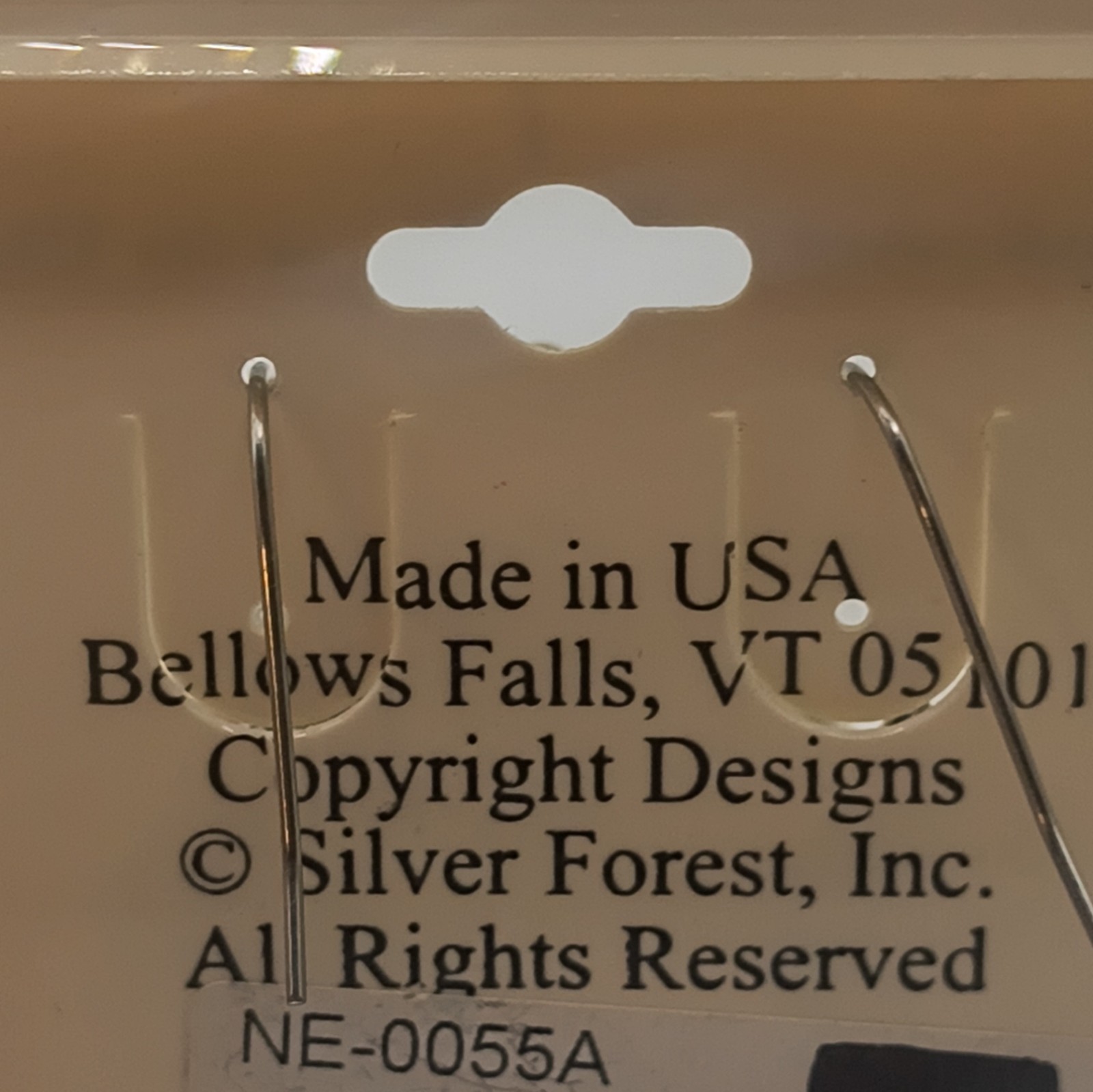 Silver Forest Handcrafted Purple Quartz Dangle Hook Earrings Surgical Steel USA