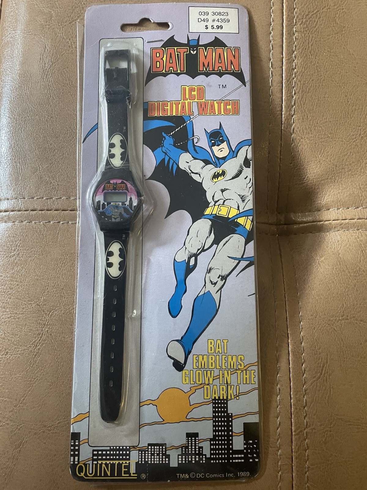 Batman & Joker Vintage 1989 Digital Quartz Watch Set