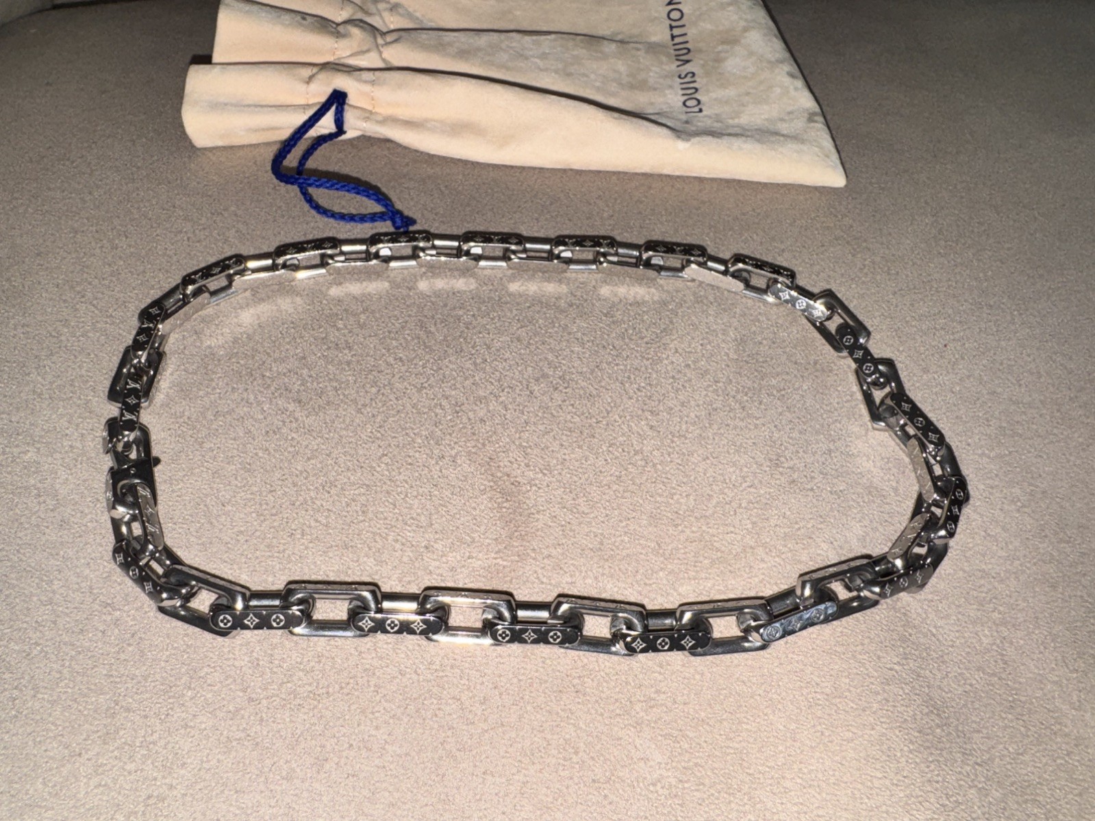 Louis Vuitton Monogram Chain Necklace