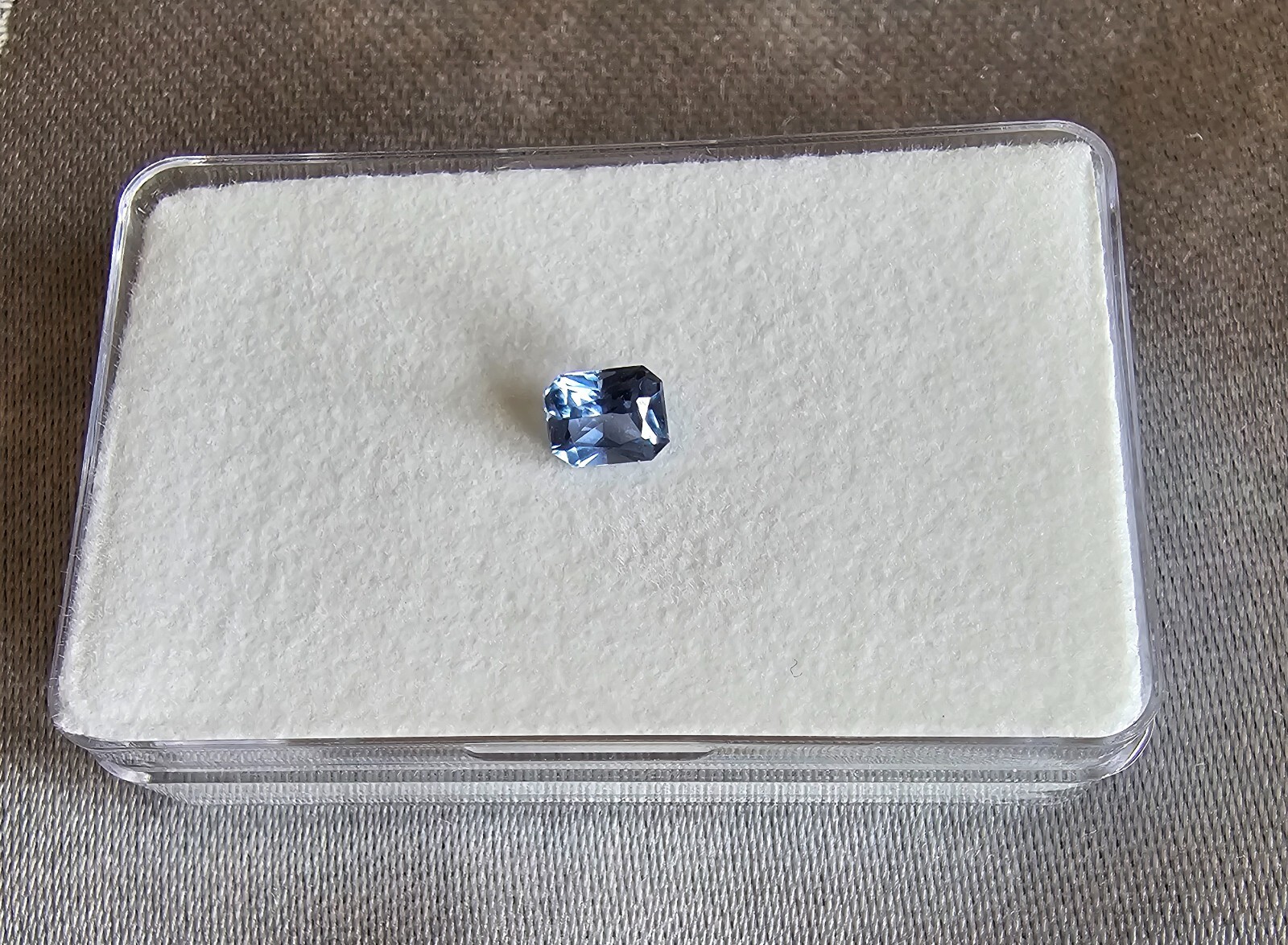 Blue Sapphire Ceylon Radiant cut