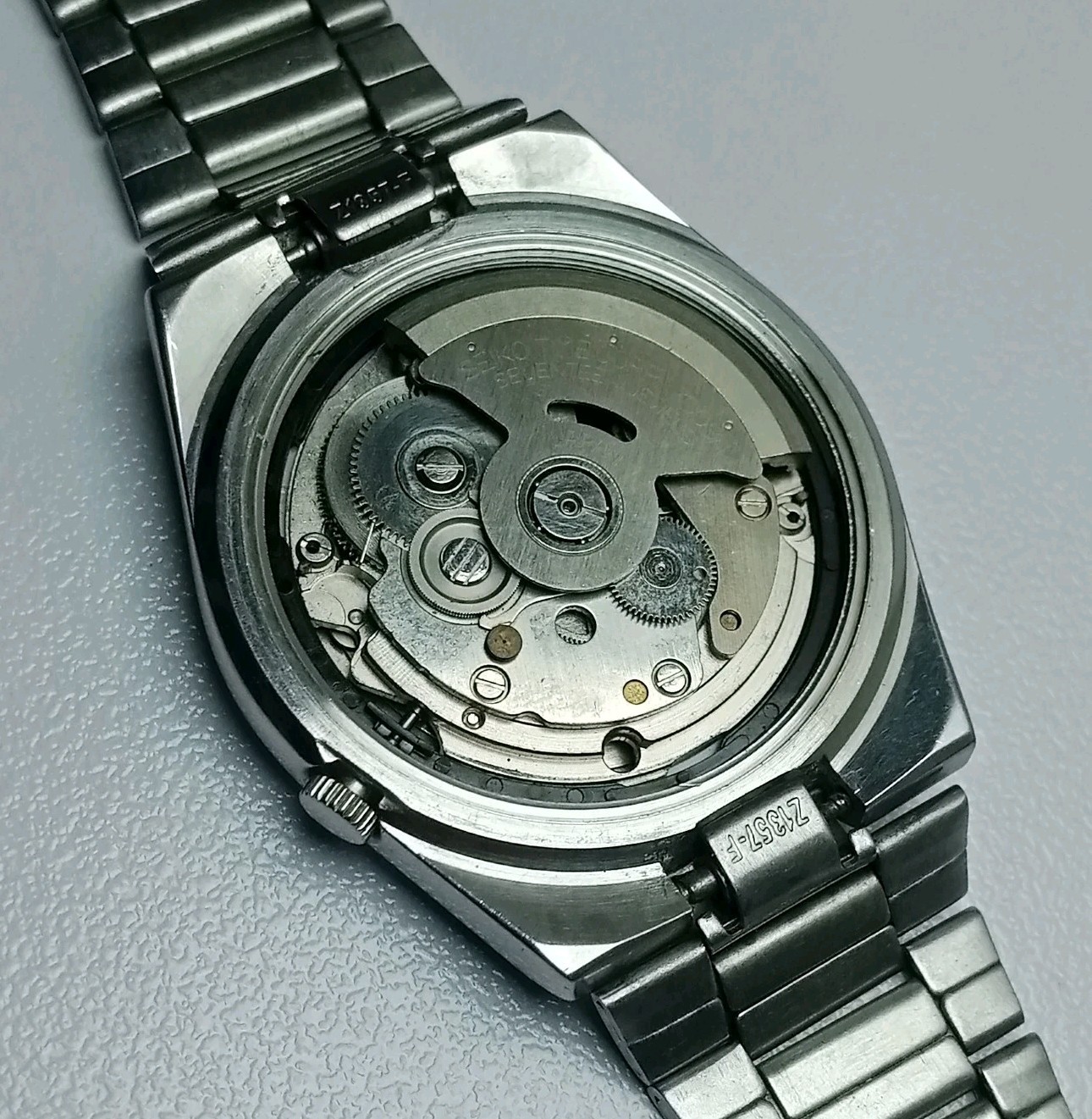 Seiko 5 Automatic 7009-3161 Railway Time Day/Date Vintage Men’s Wrist Watch