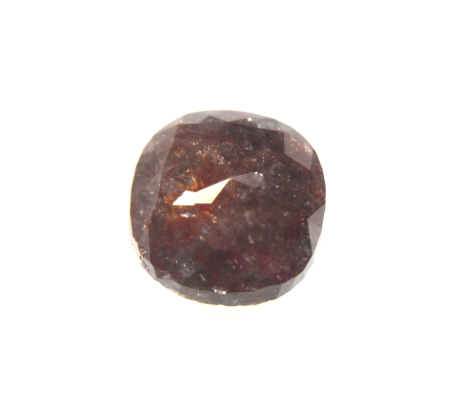 1.85Ct Beautiful Cushion Shape Red Color Sparkle Rose Cut Diamond 8.10×7.71×3.21