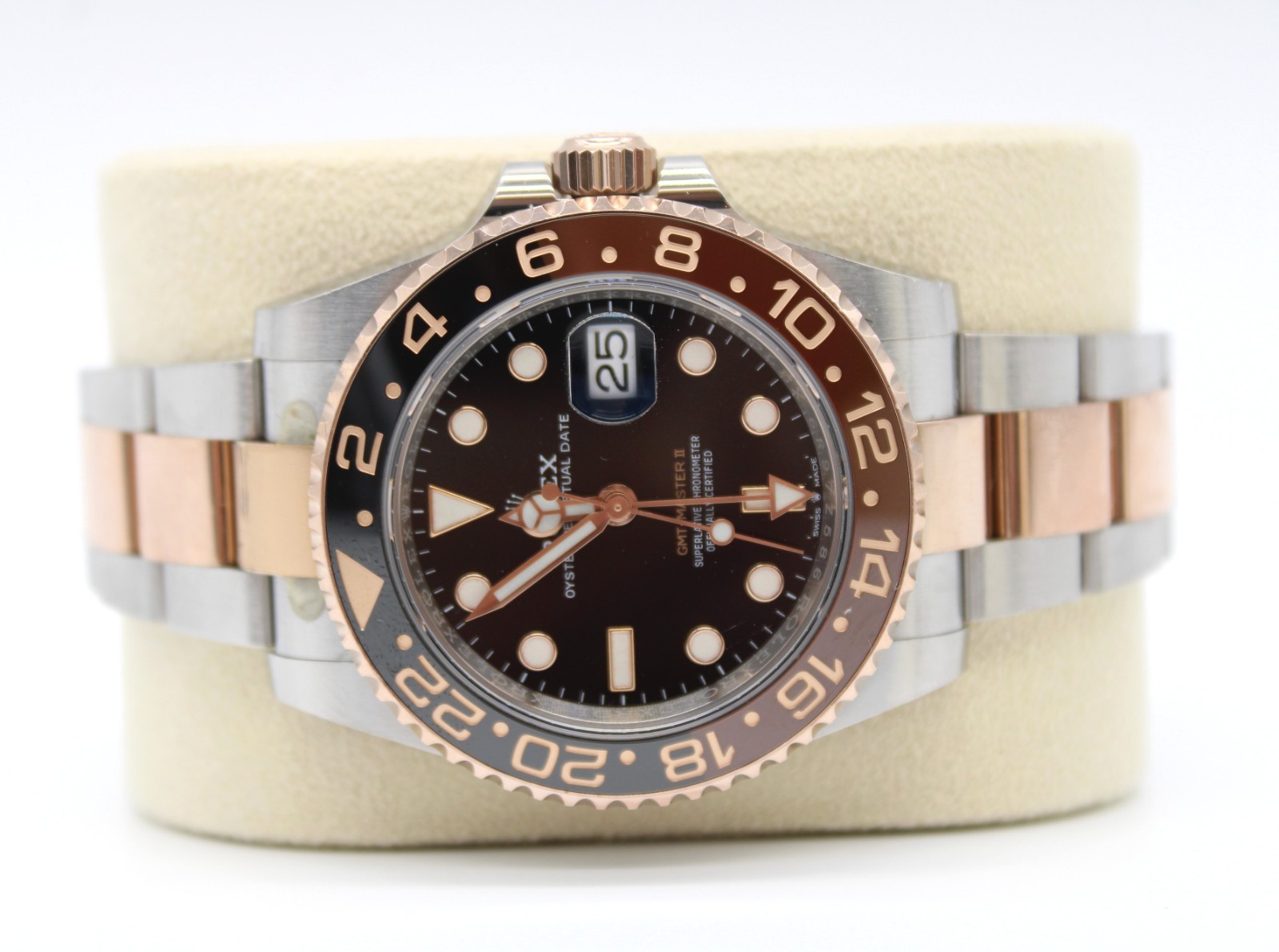 Rolex GMT-Master II 126711CHNR Root Beer 40mm Oystersteel Everose 2021 Box & Pap