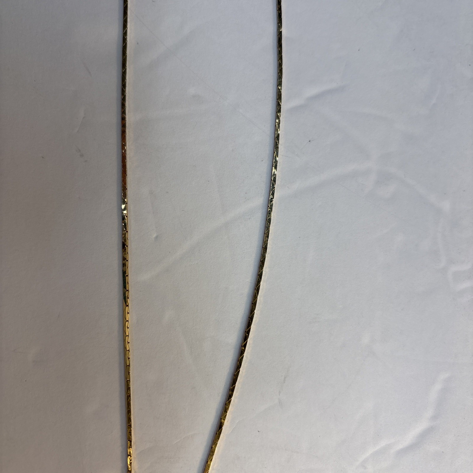 Vintage Gold Tone Filigree Butterfly Adjustable Slider Necklace 29”