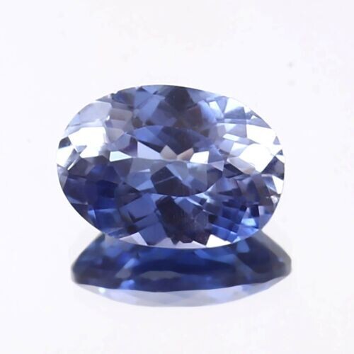 2.80 CT AAA Natural Ceylon Pastel Blue Sapphire Loose Oval Gemstone Cut 10×7 MM