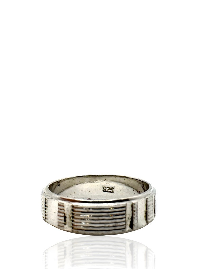 ::925 SILVER RING FILIGREE RELIEF °SIZE 52° JEWELLERY DESIGN CLASSY VINTAGE HALLMARK