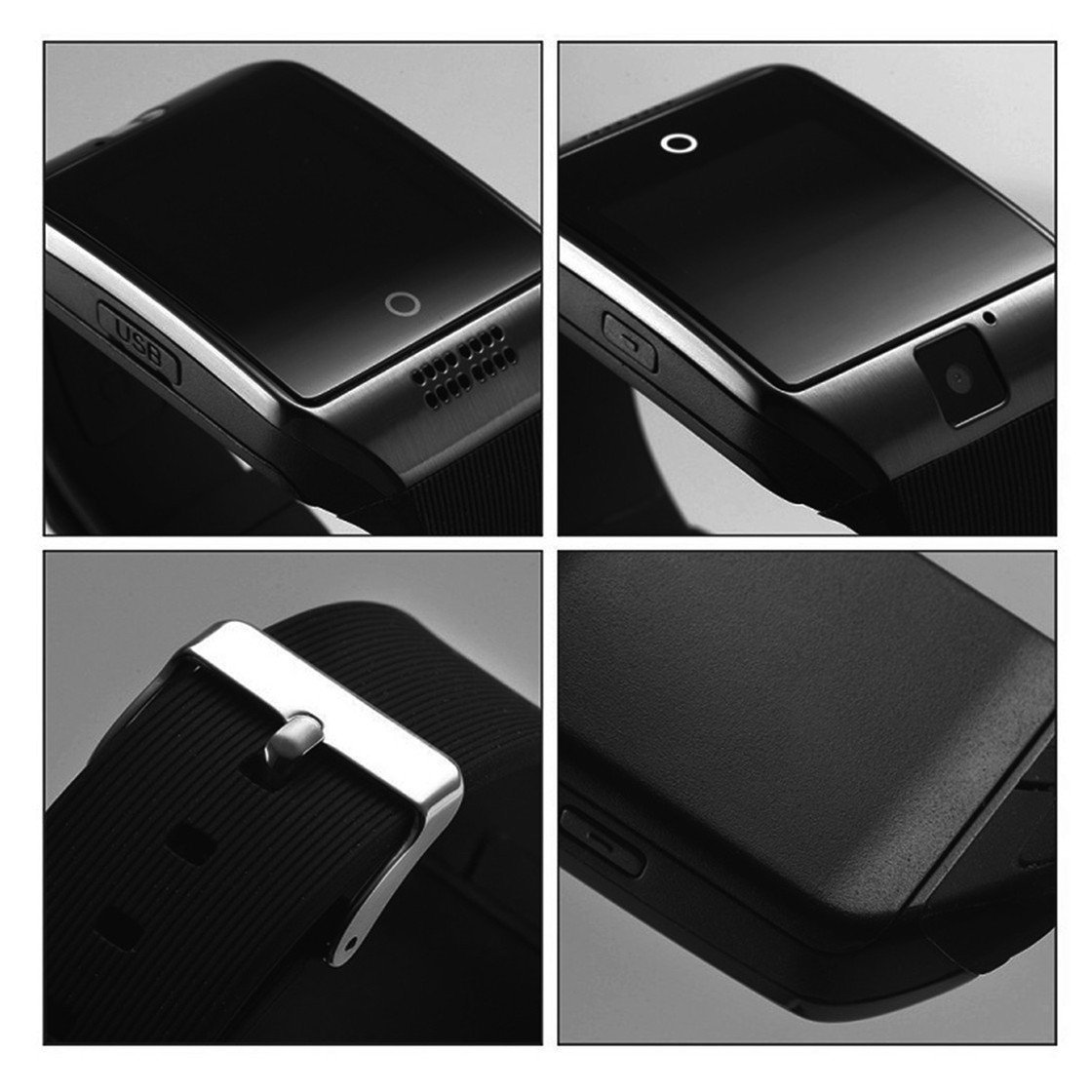 Touch Screen Smart Watch Bluetooth Phone Unlocked T-Mobile SIM Call for Android