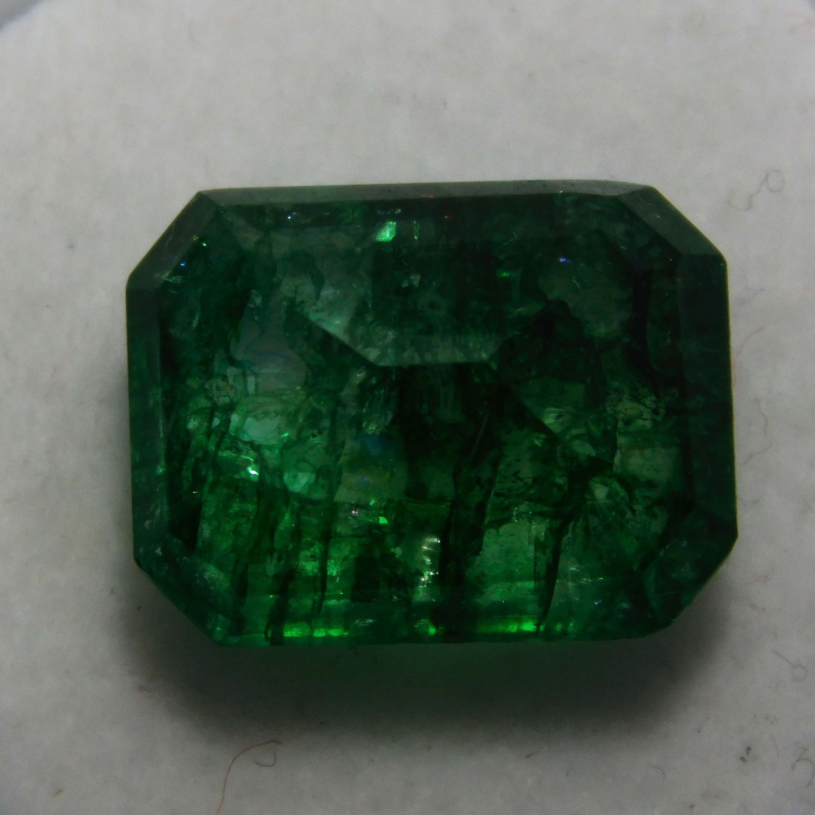 7 Ct Natural Untreated Green Colombian Emerald Emerald Certified Loose Gemstone