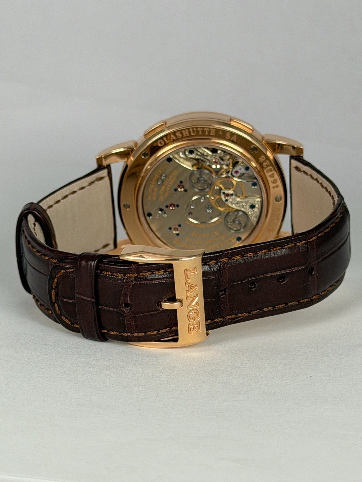 A. Lange & Söhne Lange 1 Time Zone 116.032 – 18k Pink Gold – Box & COA 2022