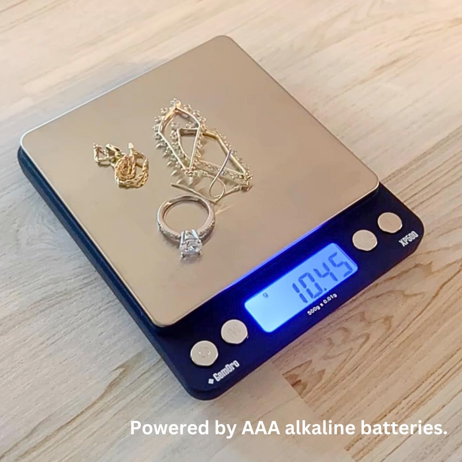 GemOro Platinum XP500 Jewelers Pocket Scale 500G X 001G Silver