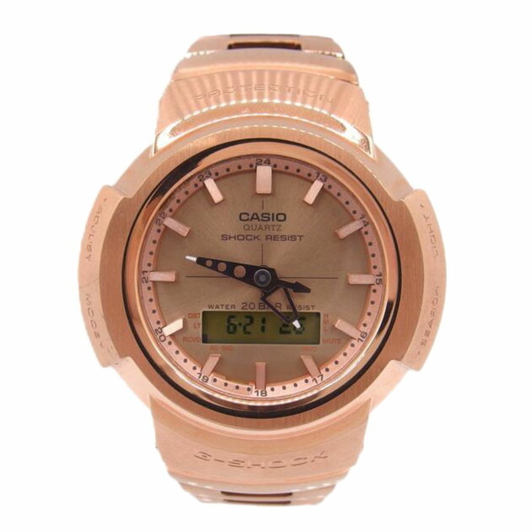 CASIO G-Shock Full Metal Ana Digi Radio Solar AWM 500GD 4AJF 201 AB Rank 88 Used