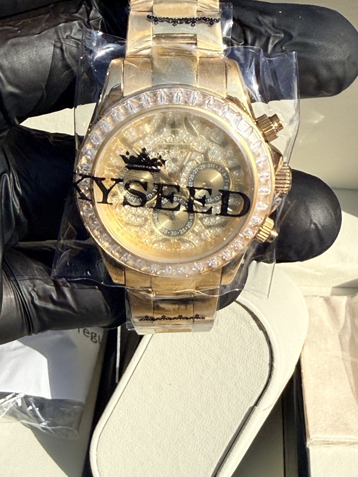 SKYSEED Men’s Sapphire Mechanical Watch, Fashion Luminous “Tiger Dee” Luxury