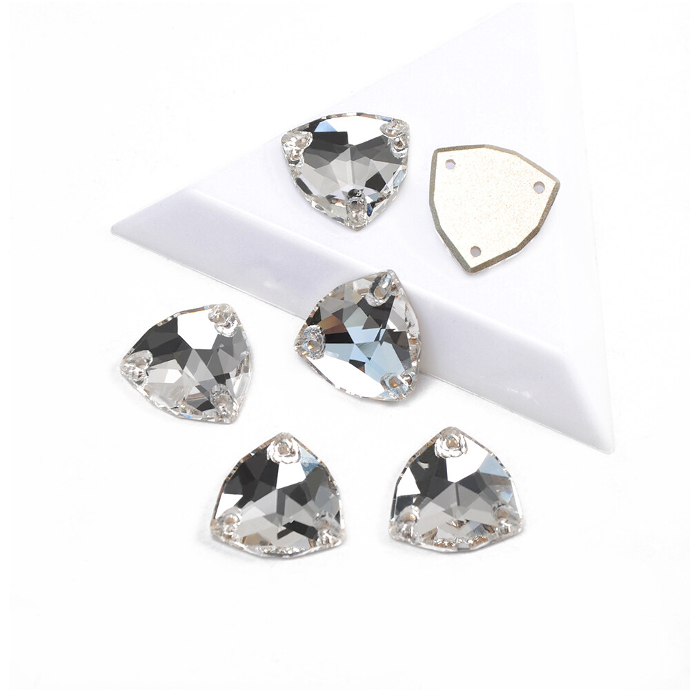 Crystal Clear Color Different Shape and Size Sew on Rhinestones DIY Sewing Beads