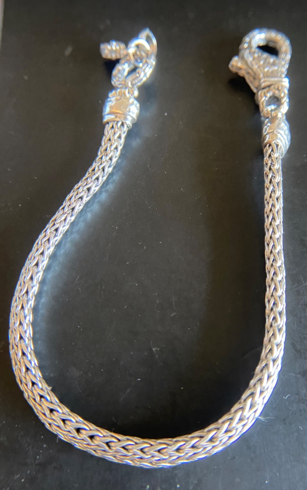 Sarda,Balinese Artisan Handmade, Snake Chain Bracelet Sz 6.25 ; 6.5 ; 7.5”