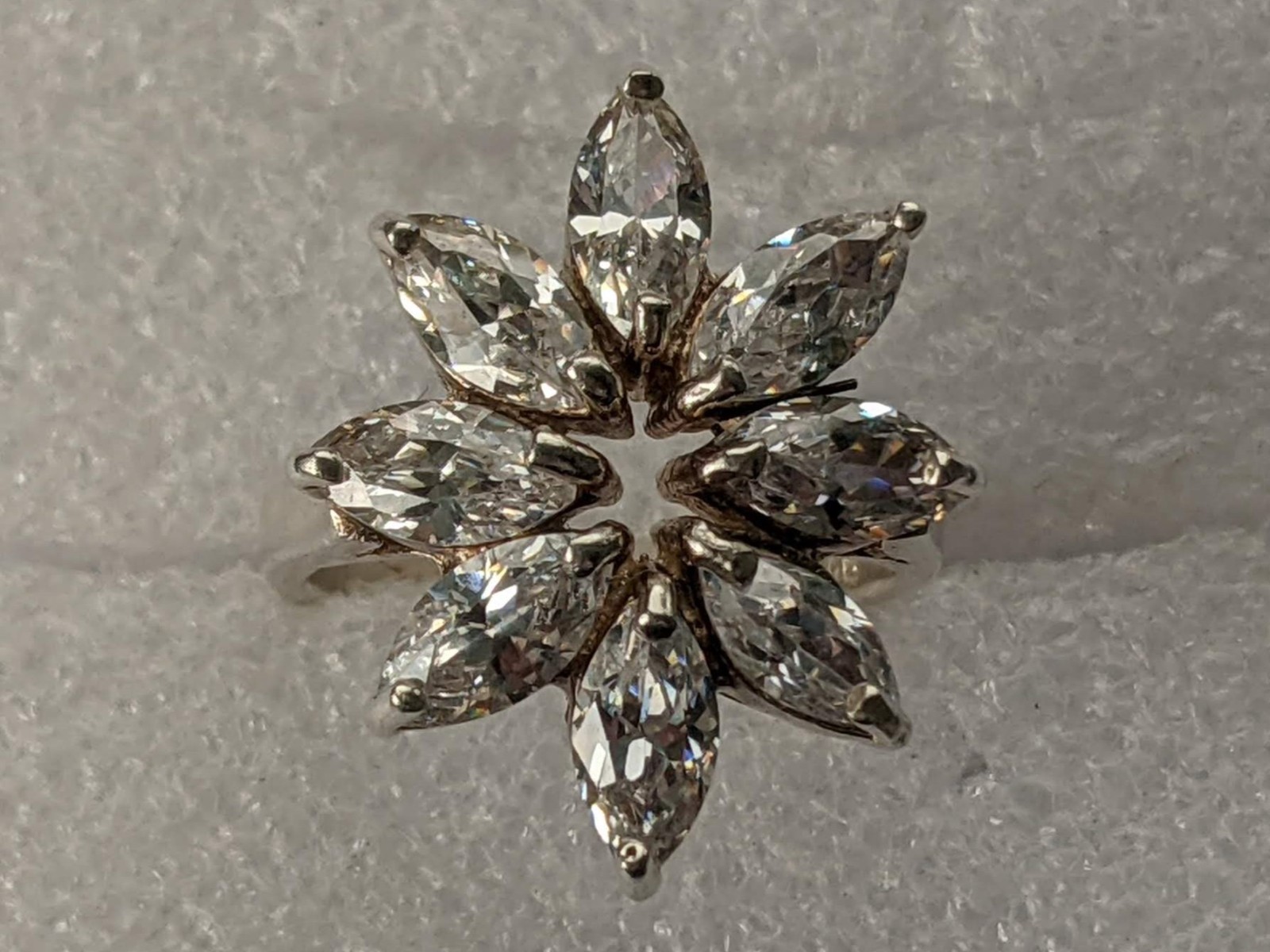 Vintage ring sterling silver 925 Size 7 Weight 7.83 g. Ukrainian jewelry.