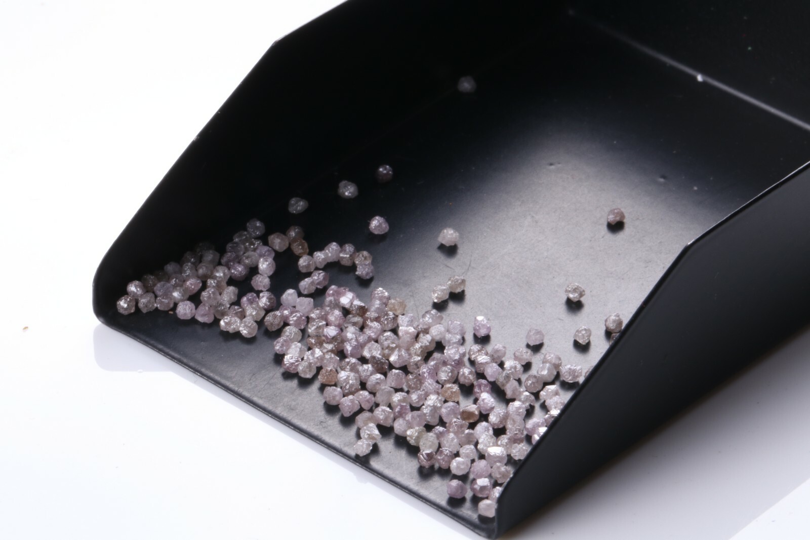 30pcs 1.3-2.0mm Natural Light Pink Raw Diamond Rough Uncut Diamond Rondelle Lot
