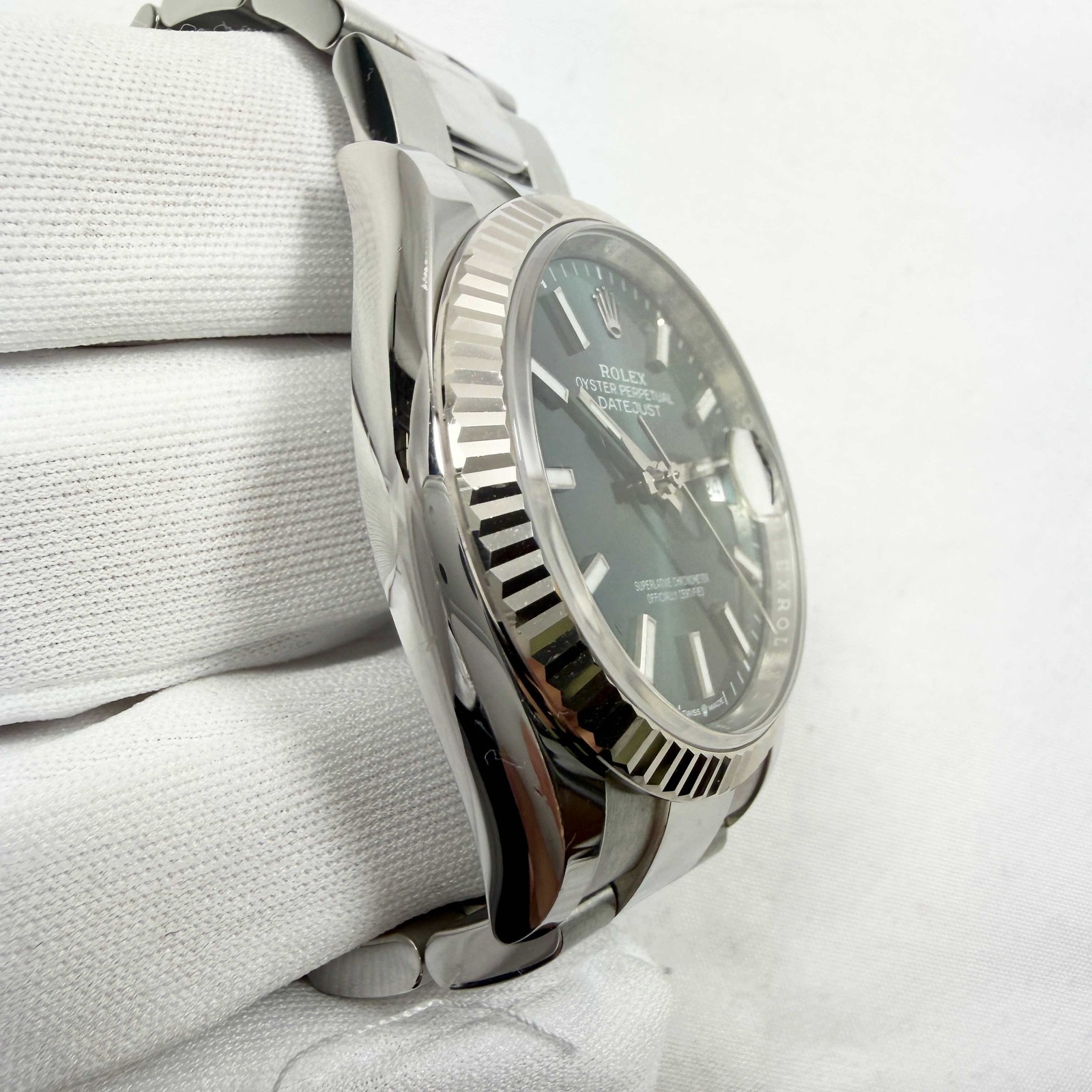 2024 Rolex Datejust 126234 36MM Mint Green Dial Steel Box Papers