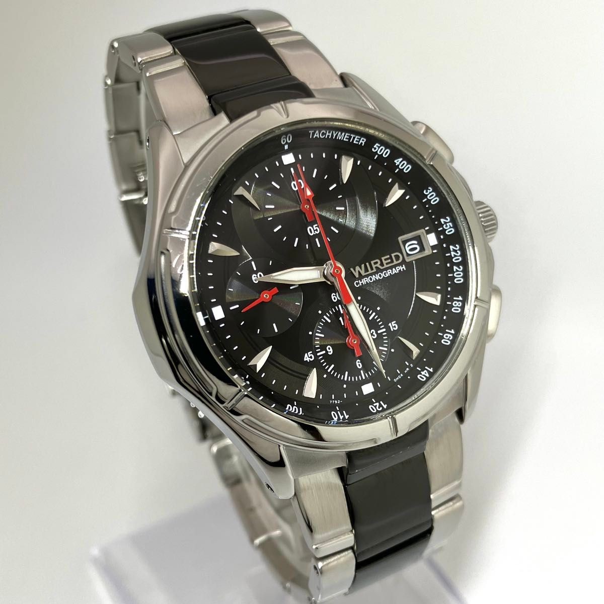 SEIKO Wired WIRED Chronograph Small Second Men’s Wristwatch Model 7T92 0GB0 AGBV