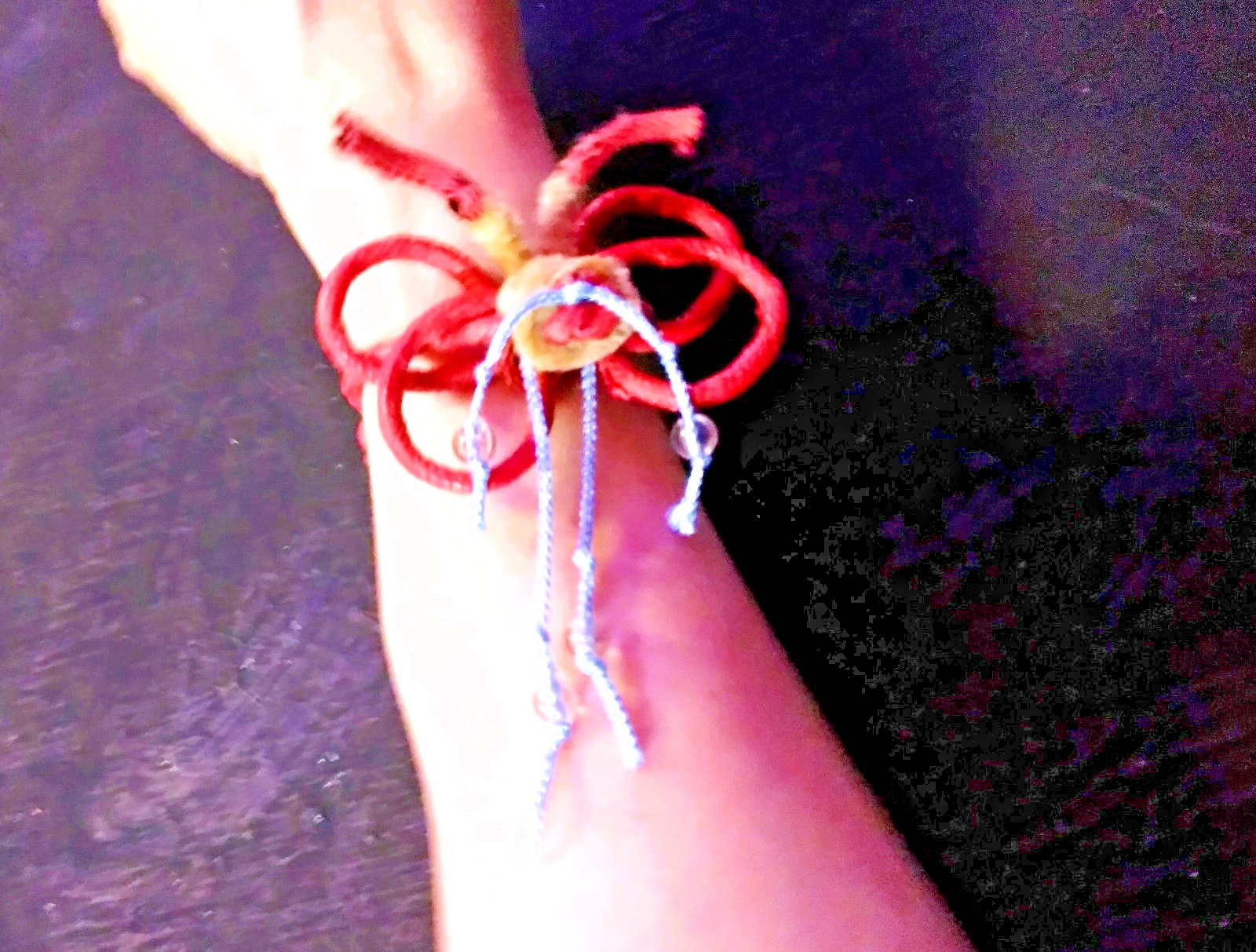 Handcrafted Faux Finish Cord Bracelet – Butterfly for all ages
