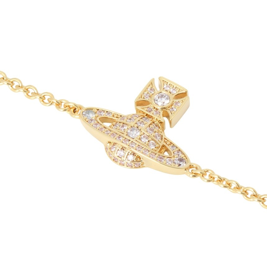 VIVIENNE WESTWOOD Carmela Woman Chain Bracelet 6102021S 02R102 NEW ITEM