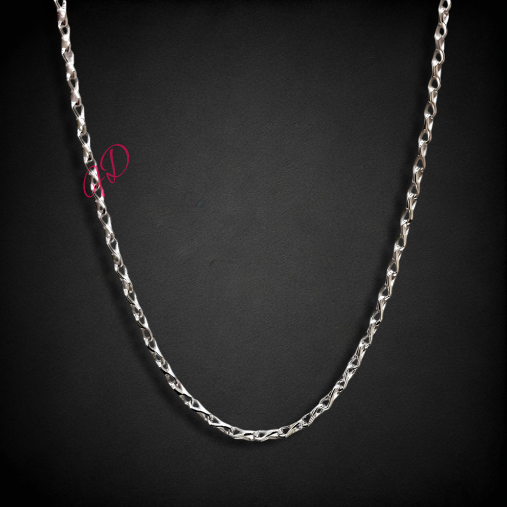 Mens Chain Length 20 Inches Platinum PT950 Width 1.5 MM Necklaces