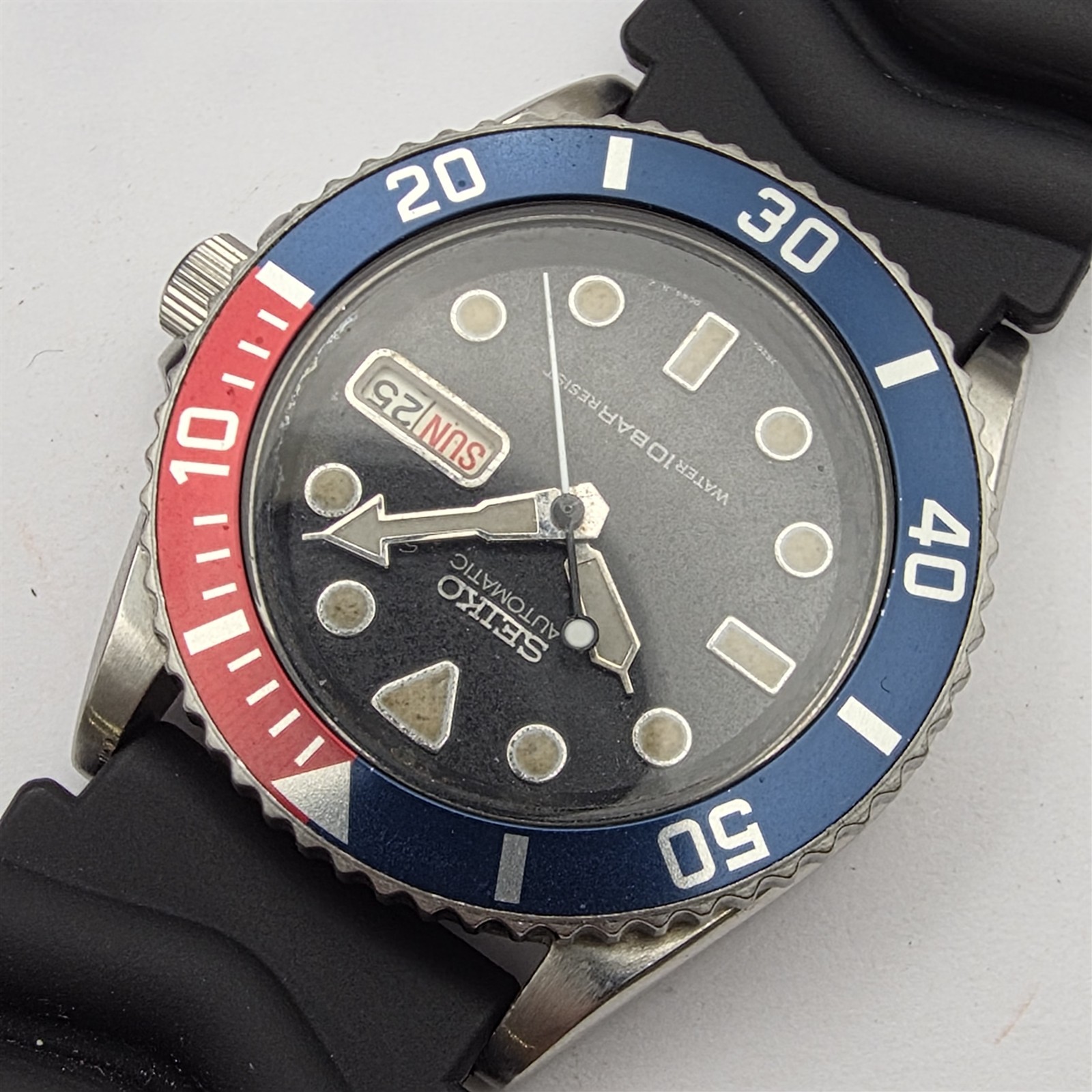 PROJECT TOFIX 00′ SEIKO POLISHED 7S26 0040 MENS AUTOMATIC 0d6403 DAY DATE WATCH
