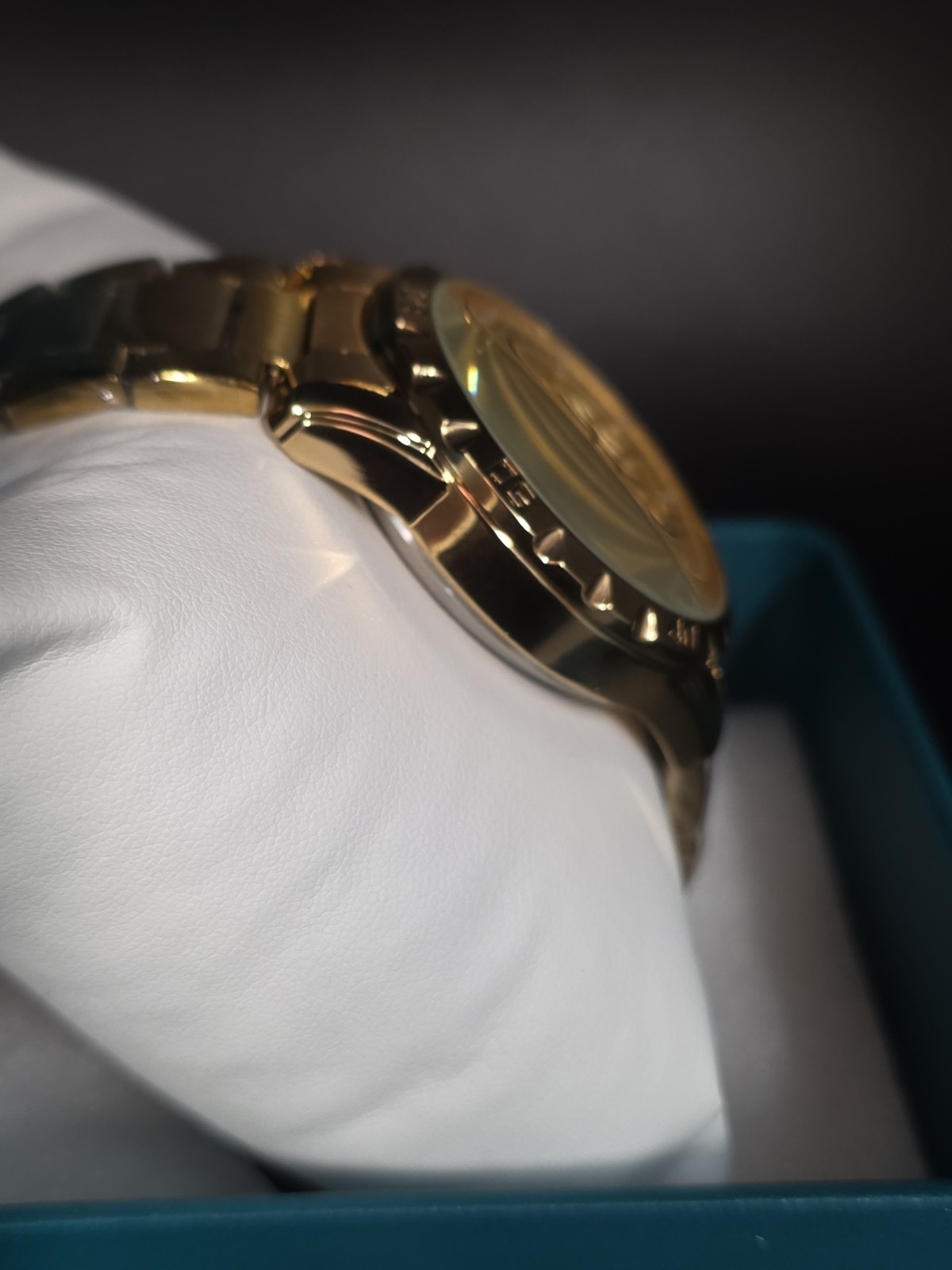 BIBI Luxury Watch Automatic Skeleton Gild Tone 9001
