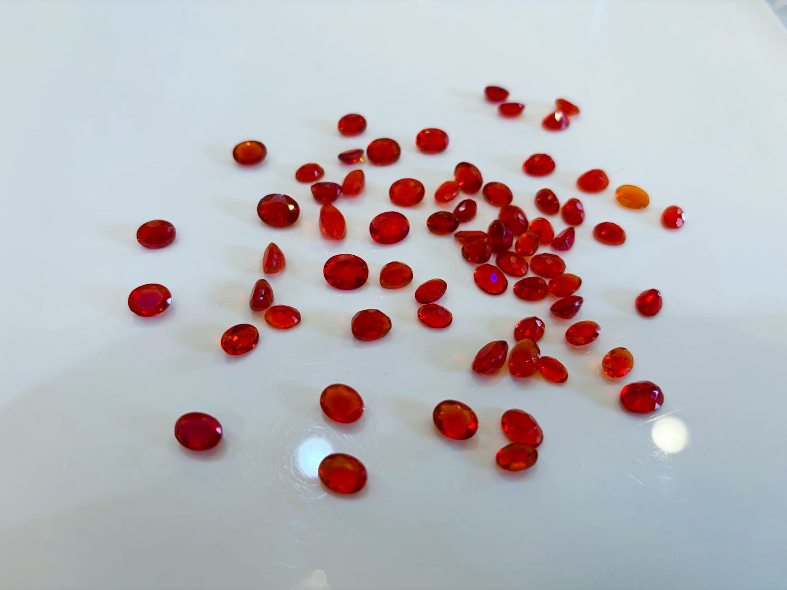 50 CARAT GEM LOT NATURAL UNTREATED GENUINE LOOSE FIRE OPAL GEMSTONES
