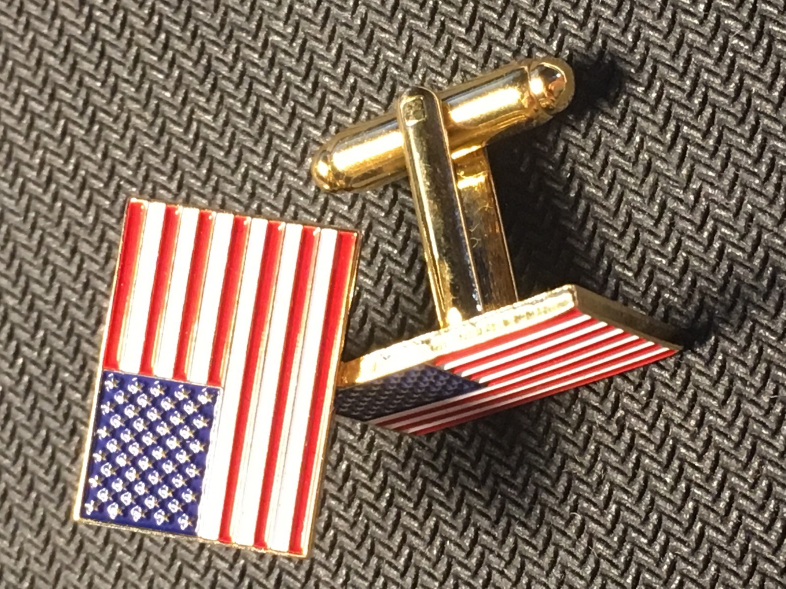 american flag cuff links flag cuff links gold flag cuff links 3/4″ wide flags