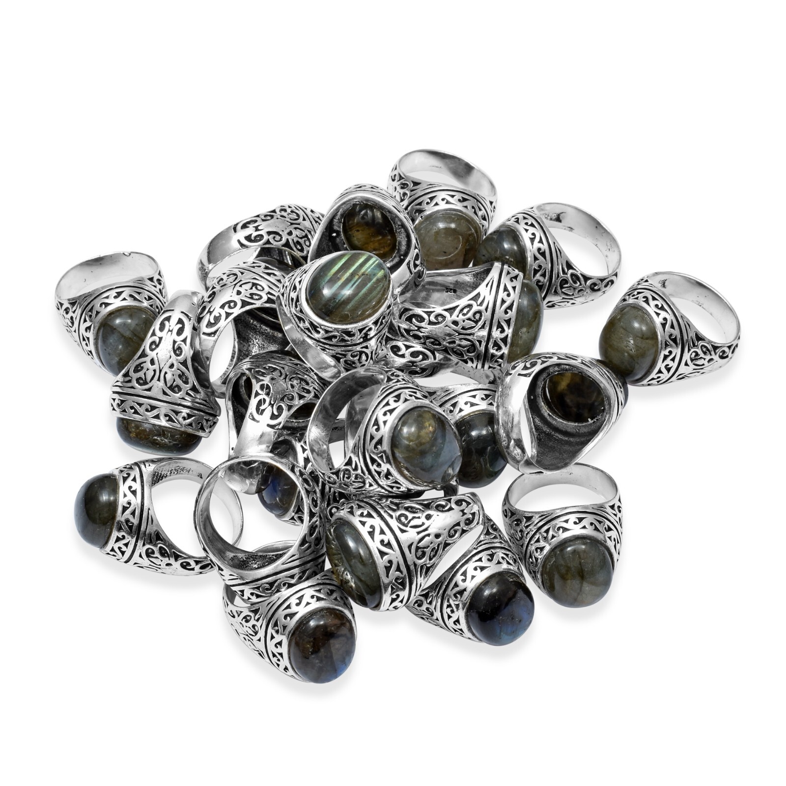 Labradorite Gemstone Ethnic Ottoman Arabic Style Ring All Size Available
