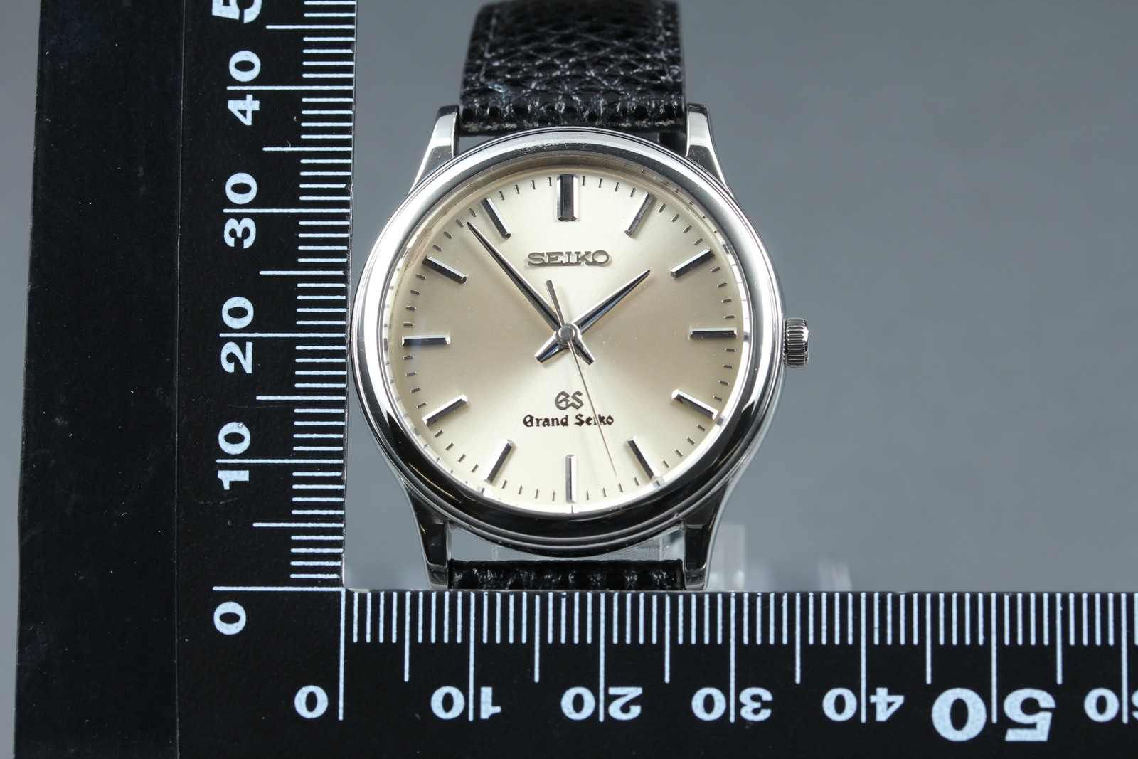SEIKO Grand SEIKO GS 8J55-0A10 Silver Black 34mm Quartz Men’s Watch