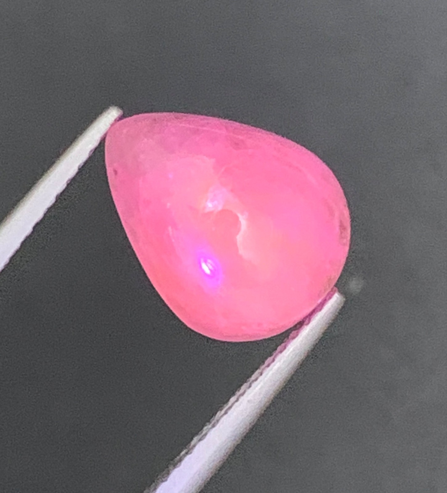 3.95 Ct Rare Natural Hackmanite Pair Cut Gemstone from Afghanistan | 22.89 × 10.