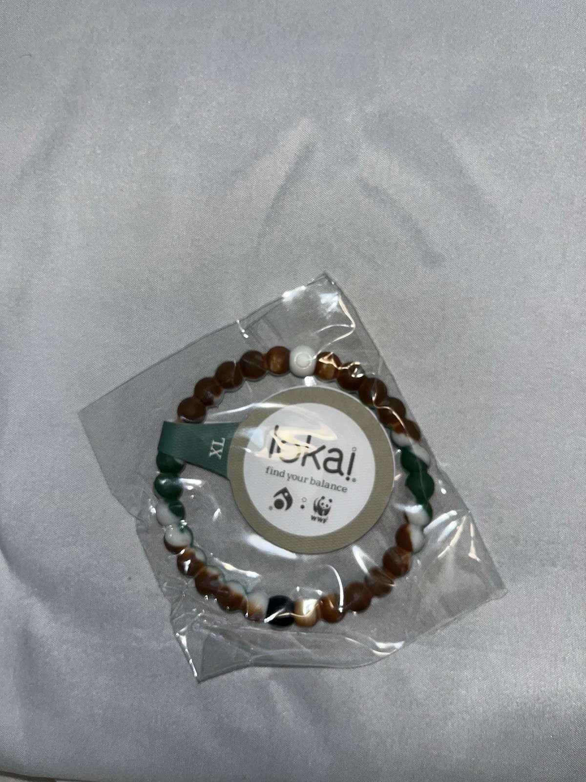 XL World Wildlife Fund Silicone Lokai Bracelet