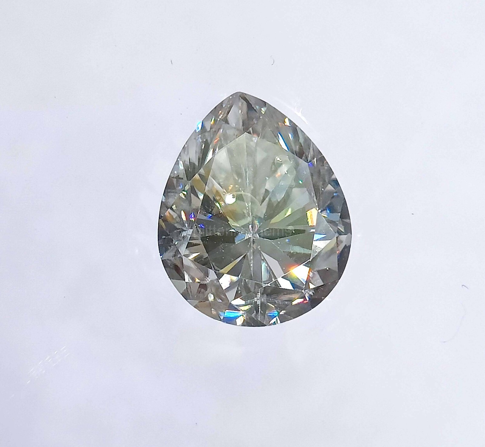 Pear 2 Carat IGL Loose Lab Grown CVD Diamond D Color VVS1 clarity 5MSG