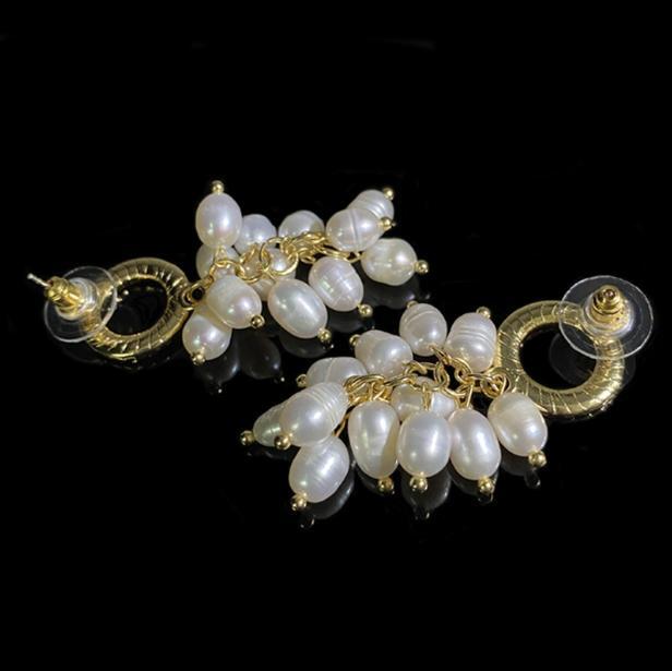 Baroque pearl personality trend, women’s light luxury earrings